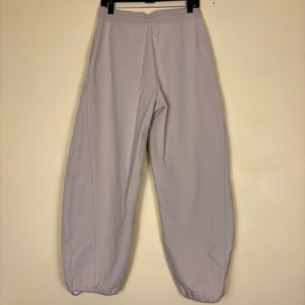Aritzia Taupe Wide-Leg Track Pants - Picture 9 of 13